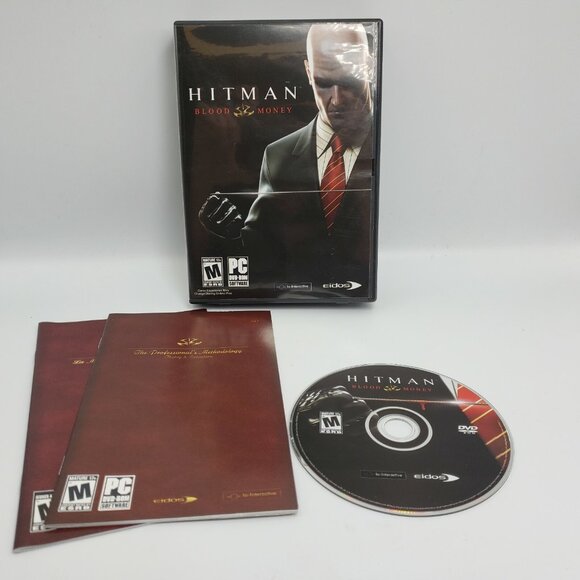 Hitman Blood Money Windows PC Game DVD-ROM 2006 Disc with Manual and Case - Picture 6 of 9